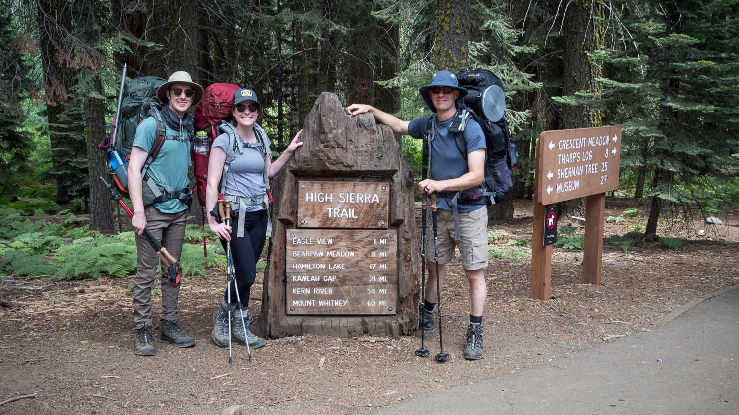 Hiking the hotsell high sierra trail